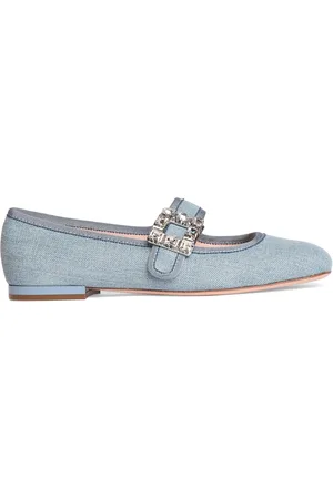 Roger Vivier 10mm Tres Vivier Ballerina Flats