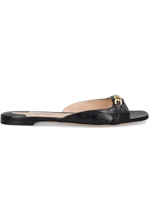 Tom Ford 10mm Lizard Print Leather Slides
