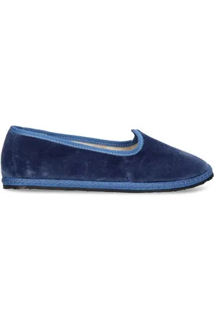 VIBI VENEZIA Cotton Velvet Loafers