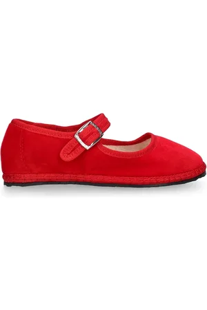 VIBI VENEZIA Cotton Velvet Mary Jane Loafers