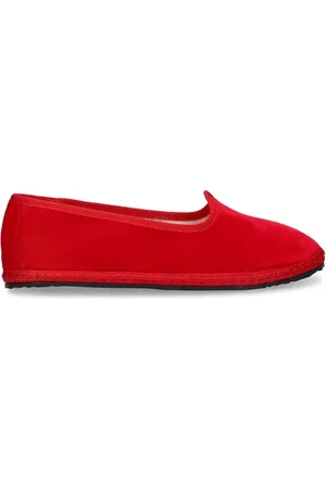 VIBI VENEZIA Cotton Velvet Loafers
