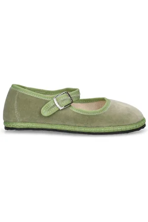 VIBI VENEZIA Cotton Velvet Mary Jane Loafers