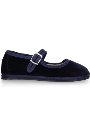 VIBI VENEZIA Cotton Velvet Mary Jane Loafers