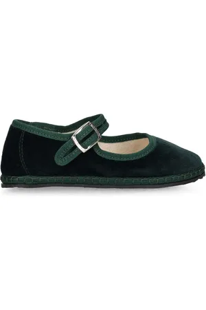 VIBI VENEZIA Cotton Velvet Mary Jane Loafers