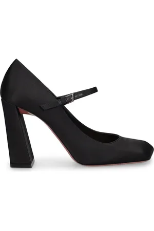 Amina Muaddi 95mm Charlotte Satin Pumps