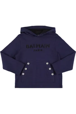 Balmain Hooded Cotton Sweatshirt