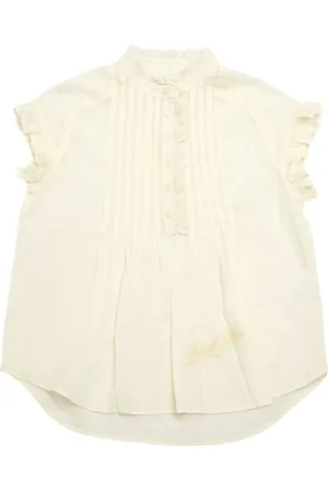 Zadig & Voltaire Cotton Short Sleeved Shirt W/ Lace