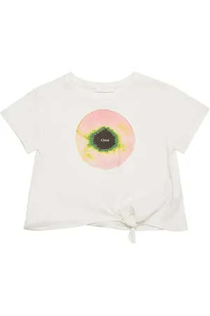 Chloé Printed Cotton Jersey T-shirt