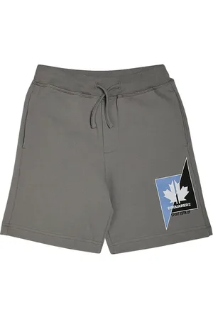 Dsquared2 Printed Cotton Sweat Shorts