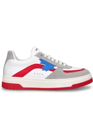 Dsquared2 Leather Lace-up Sneakers