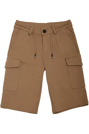 HUGO BOSS Viscose Piqué Cargo Shorts