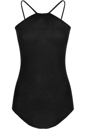 Rick Owens Skorpio Ribbed Jersey Sleeveless Top