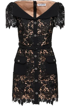 Self-Portrait Lace Mini Dress