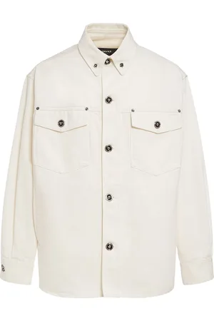 White Denim Shirt Jacket