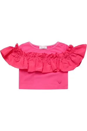 MONNALISA Cotton Jersey Top