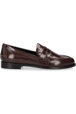 Aeyde 15mm Oscar Polido Leather Loafers