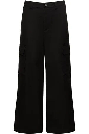 VALENTINO Stretch Cotton Canvas Cargo Pants