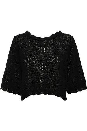POSSE Willa Knit Cotton Blend Crop Top