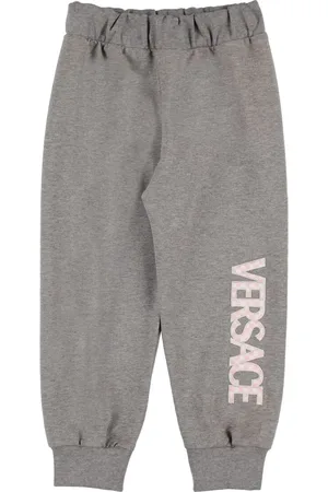 VERSACE Embroidered Logo Sweatpants