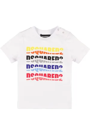 Dsquared2 Printed Cotton Jersey T-shirt