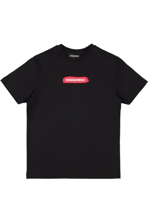 Dsquared2 Logo Print Cotton Jersey T-shirt
