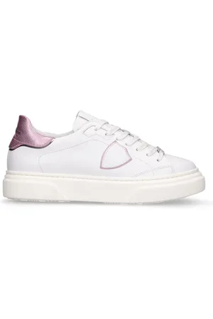 Philippe model Temple Leather Lace-up Sneakers