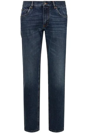Dolce & Gabbana Washed Denim Regular Jeans