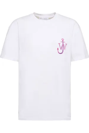 J.W.Anderson Embroidered Logo Jersey T-shirt