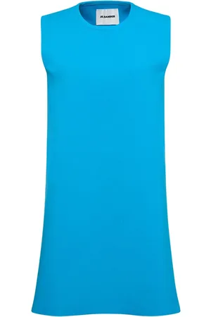 Jil Sander Sleeveless Knit Cutout Mini Dress