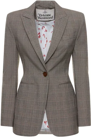 Vivienne Westwood Lauren Prince Of Wales Fitted Jacket