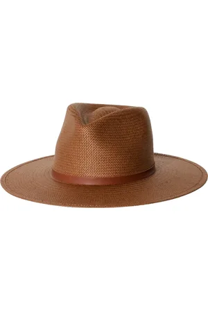 Janessa Leone Sherman Straw Effect Hat