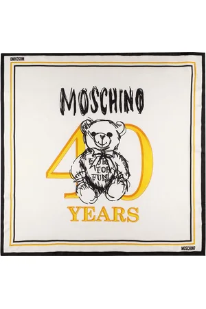 Moschino Scarf All-Over Moschino Teddy Bear - Large Square Silk