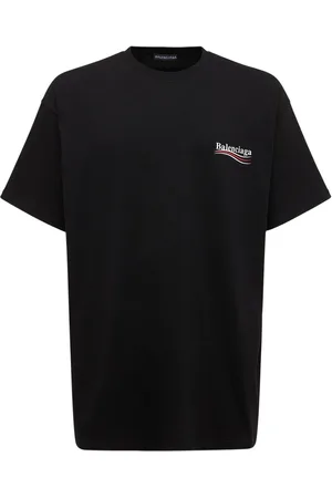 Balenciaga Political Logo Crewneck T-shirt
