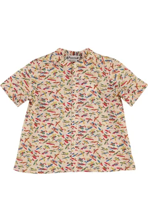 BONPOINT All Over Print Cotton Poplin Shirt
