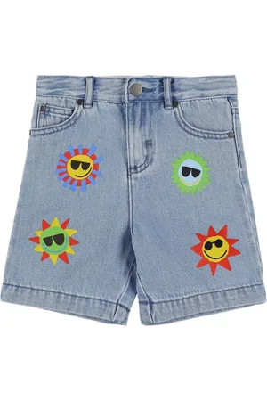 Stella McCartney Organic Cotton Light Denim Shorts