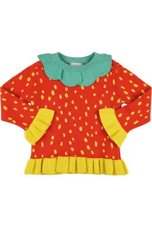 Stella McCartney Strawberry Cotton Knit Sweater