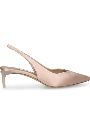 Max Mara 45mm Satin Slingback Pumps