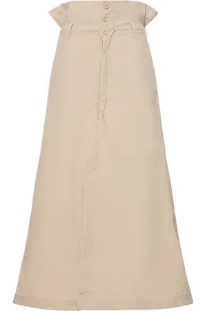 Y-3 Long Crack High Waist Nylon Skirt