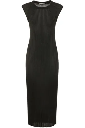 Jil Sander Sleeveless Jersey Midi Dress