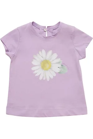 MONNALISA Printed Cotton Jersey T-shirt