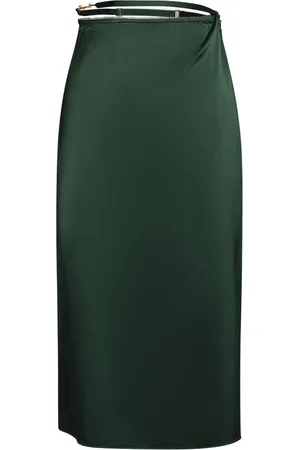 Jacquemus La Jupe Notte Satin Midi Skirt