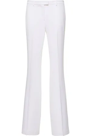 Michael Kors Haylee Mid Rise Crepe Flared Pants