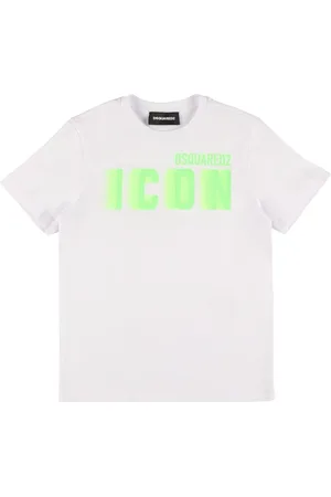 Dsquared2 Printed Cotton Jersey T-shirt