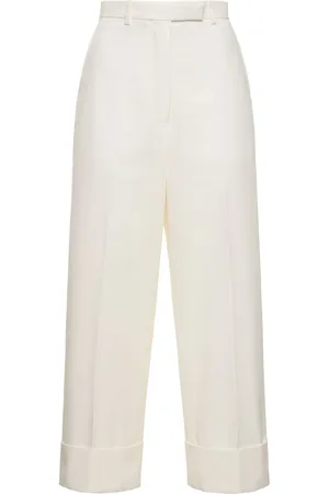 Pink Bengaline Cropped Trousers - Matalan