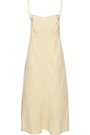 Jil Sander Satin & Lace Mini Dress