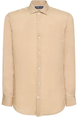 Frescobol Carioca Antonio Linen Shirt