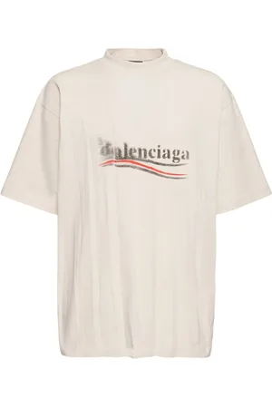 Balenciaga Political Stencil Logo Cotton T-shirt