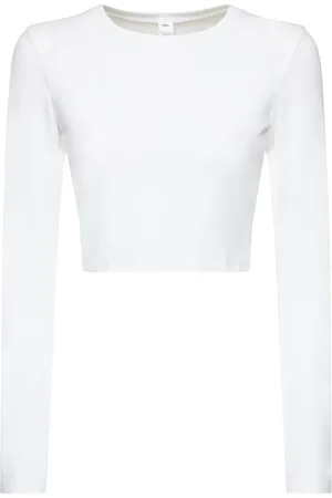 Long Sleeved T-Shirts in White color for women