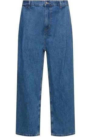 The Frankie Shop Wide Cotton Denim Jeans