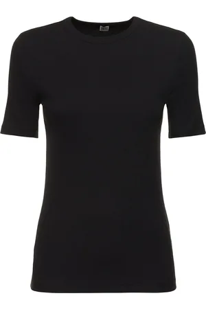 Totême Classic Rib Cotton Jersey T-shirt